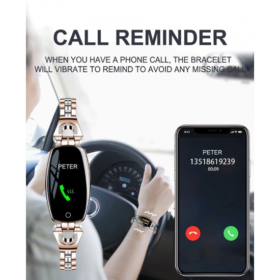H8 Smart Bracelet Women Watch IP67 Waterproof Heart Rate Sleep Monitor Smart Band Blood Pressure Smart Watch Band for IOS Android Fitness bracelet H8 Smart Bracelet Women Watch IP67 Waterproof Heart Rate Sleep Monitor Smart Band Blood Pressure Smart Watch Band for IOS Android Fitness bracelet