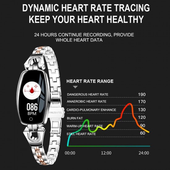 H8 Smart Bracelet Women Watch IP67 Waterproof Heart Rate Sleep Monitor Smart Band Blood Pressure Smart Watch Band for IOS Android Fitness bracelet H8 Smart Bracelet Women Watch IP67 Waterproof Heart Rate Sleep Monitor Smart Band Blood Pressure Smart Watch Band for IOS Android Fitness bracelet