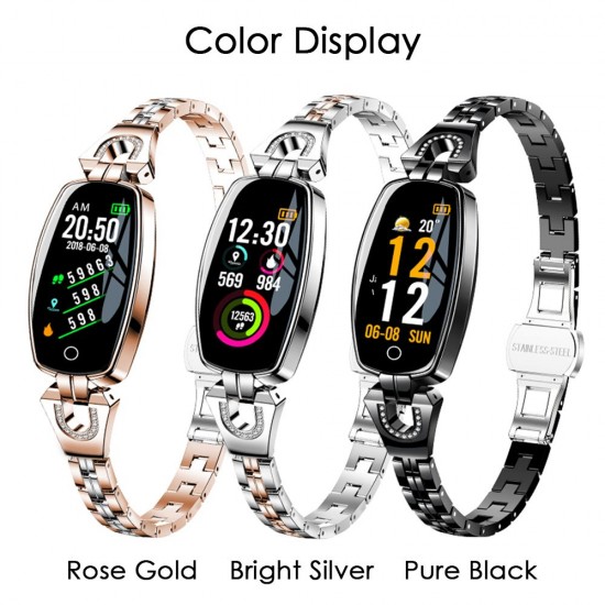 H8 Smart Bracelet Women Watch IP67 Waterproof Heart Rate Sleep Monitor Smart Band Blood Pressure Smart Watch Band for IOS Android Fitness bracelet H8 Smart Bracelet Women Watch IP67 Waterproof Heart Rate Sleep Monitor Smart Band Blood Pressure Smart Watch Band for IOS Android Fitness bracelet