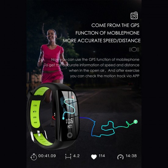 F21 Smart Bracelet 1.14-inch TFT Screen BT4.0 Smart Watch Heart Rate Blood Pressure Sleep Monitoring IP68 Waterproof Smart Timer Pedometer Calorie Fitness Alarm Camera Wristwatch Compatible with Android / iOS System F21 Smart Bracelet 1.14-inch TFT Screen BT4.0 Smart Watch Heart Rate Blood Pressure Sleep Monitoring IP68 Waterproof Smart Timer Pedometer Calorie Fitness Alarm Camera Wristwatch Compatible with Android / iOS System