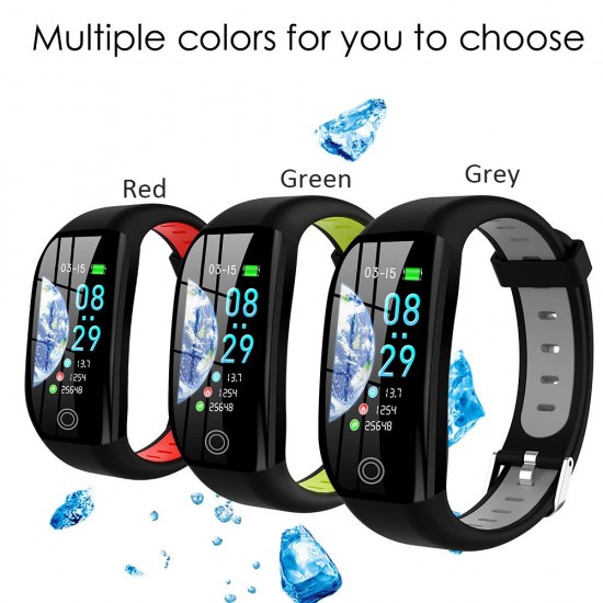 F21 Smart Bracelet 1.14-inch TFT Screen BT4.0 Smart Watch Heart Rate Blood Pressure Sleep Monitoring IP68 Waterproof Smart Timer Pedometer Calorie Fitness Alarm Camera Wristwatch Compatible with Android / iOS System F21 Smart Bracelet 1.14-inch TFT Screen BT4.0 Smart Watch Heart Rate Blood Pressure Sleep Monitoring IP68 Waterproof Smart Timer Pedometer Calorie Fitness Alarm Camera Wristwatch Compatible with Android / iOS System