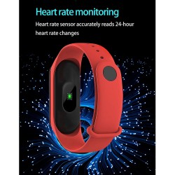 Smart Watch Color Screen Sports BT Wrist Watch Blood Pressure Heart Rate Monitoring Fitness Watch