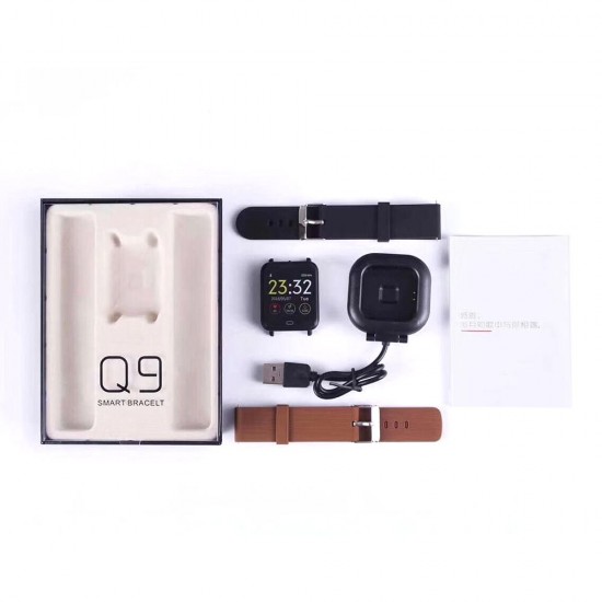 Q9 Sport Watch Smart Bracelet SMA Band Fitness Tracker IPS Screen Display Pedometer Calories Heart Rate Sleep Monitor Call Reminder Wrist Band with 2 Replacement Straps Replacement for Smartphones iOS Android Devices Q9 Sport Watch Smart Bracelet SMA Band Fitness Tracker IPS Screen Display Pedometer Calories Heart Rate Sleep Monitor Call Reminder Wrist Band with 2 Replacement Straps Replacement for Smartphones iOS Android Devices