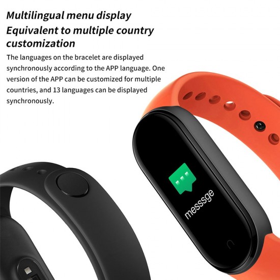 0.96-Inch Smart Bracelet BT Intelligent Watch Sport Fitness Tracker Blood Pressure Heart Rate Monitor Blood Oxygen Health Monitoring Two-way Lookup IP67 Waterproof Wristband 0.96-Inch Smart Bracelet BT Intelligent Watch Sport Fitness Tracker Blood Pressure Heart Rate Monitor Blood Oxygen Health Monitoring Two-way Lookup IP67 Waterproof Wristband