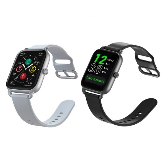 Newest Global Version Haylou RS4 LS12 Smart Watch 1.78-Inch Color AMOLED Screen BT5.1 IP68 Waterproof Sleep/Heart Rate/Blood Oxygen Monitor 12 Sport Modes Message Compatible with Android iOS