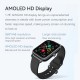 Newest Global Version Haylou RS4 LS12 Smart Watch 1.78-Inch Color AMOLED Screen BT5.1 IP68 Waterproof Sleep/Heart Rate/Blood Oxygen Monitor 12 Sport Modes Message Compatible with Android iOS