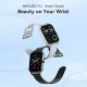 Newest Global Version Haylou RS4 LS12 Smart Watch 1.78-Inch Color AMOLED Screen BT5.1 IP68 Waterproof Sleep/Heart Rate/Blood Oxygen Monitor 12 Sport Modes Message Compatible with Android iOS