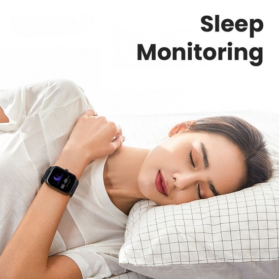 Newest Global Version Haylou RS4 LS12 Smart Watch 1.78-Inch Color AMOLED Screen BT5.1 IP68 Waterproof Sleep/Heart Rate/Blood Oxygen Monitor 12 Sport Modes Message Compatible with Android iOS