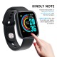 Smart Bracelet 1.3-Inch HD Color Touchscreen Smart Band IP67 Waterproof Smartwatch with Pedometer Heart Rate Tracker Blood Pressure Monitor Sleep Tracking Notifications Reminder Remote Shutter Compatible with Android iOS Smart Bracelet 1.3-Inch HD Color Touchscreen Smart Band IP67 Waterproof Smartwatch with Pedometer Heart Rate Tracker Blood Pressure Monitor Sleep Tracking Notifications Reminder Remote Shutter Compatible with Android iOS