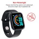 Smart Bracelet 1.3-Inch HD Color Touchscreen Smart Band IP67 Waterproof Smartwatch with Pedometer Heart Rate Tracker Blood Pressure Monitor Sleep Tracking Notifications Reminder Remote Shutter Compatible with Android iOS Smart Bracelet 1.3-Inch HD Color Touchscreen Smart Band IP67 Waterproof Smartwatch with Pedometer Heart Rate Tracker Blood Pressure Monitor Sleep Tracking Notifications Reminder Remote Shutter Compatible with Android iOS