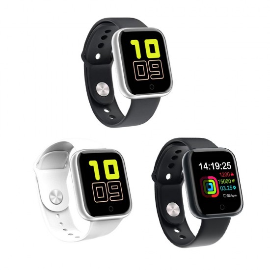 1.3-Inch Square Face Smart Bracelet Fitness Tracker IP67 Waterproof Sports Watch with Pedometer Heart Rate Tracker Blood Pressure Monitor Sleep Tracking Notifications Reminder Remote Shutter Compatible with Android iOS 1.3-Inch Square Face Smart Bracelet Fitness Tracker IP67 Waterproof Sports Watch with Pedometer Heart Rate Tracker Blood Pressure Monitor Sleep Tracking Notifications Reminder Remote Shutter Compatible with Android iOS