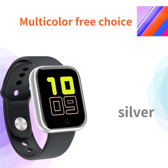 1.3-Inch Square Face Smart Bracelet Fitness Tracker IP67 Waterproof Sports Watch with Pedometer Heart Rate Tracker Blood Pressure Monitor Sleep Tracking Notifications Reminder Remote Shutter Compatible with Android iOS 1.3-Inch Square Face Smart Bracelet Fitness Tracker IP67 Waterproof Sports Watch with Pedometer Heart Rate Tracker Blood Pressure Monitor Sleep Tracking Notifications Reminder Remote Shutter Compatible with Android iOS