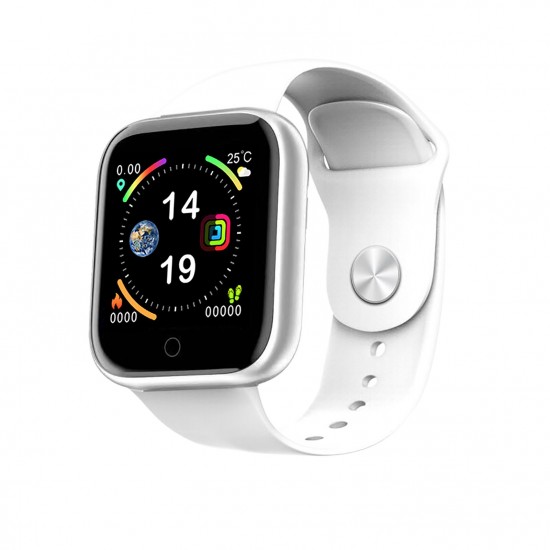 1.3-Inch Square Face Smart Bracelet Fitness Tracker IP67 Waterproof Sports Watch with Pedometer Heart Rate Tracker Blood Pressure Monitor Sleep Tracking Notifications Reminder Remote Shutter Compatible with Android iOS 1.3-Inch Square Face Smart Bracelet Fitness Tracker IP67 Waterproof Sports Watch with Pedometer Heart Rate Tracker Blood Pressure Monitor Sleep Tracking Notifications Reminder Remote Shutter Compatible with Android iOS