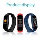 M6 Smart Sports Bracelet Watch 0.96-Inch TFT Screen BT4.0 Fitness Tracker IP67 Waterproof Sleep/Heart Rate/Blood Pressure Monitor Multiple Sports Mode Notification/Call/Sedentary Reminder Remote Camera/Music Control Compatible with Android iOS M6 Smart Sports Bracelet Watch 0.96-Inch TFT Screen BT4.0 Fitness Tracker IP67 Waterproof Sleep/Heart Rate/Blood Pressure Monitor Multiple Sports Mode Notification/Call/Sedentary Reminder Remote Camera/Music Control Compatible with Android iOS