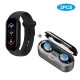 M6 Smart Sports Bracelet Watch 0.96-Inch TFT Screen BT4.0 Fitness Tracker IP67 Waterproof Sleep/Heart Rate/Blood Pressure Monitor Multiple Sports Mode Notification/Call/Sedentary Reminder Remote Camera/Music Control Compatible with Android iOS M6 Smart Sports Bracelet Watch 0.96-Inch TFT Screen BT4.0 Fitness Tracker IP67 Waterproof Sleep/Heart Rate/Blood Pressure Monitor Multiple Sports Mode Notification/Call/Sedentary Reminder Remote Camera/Music Control Compatible with Android iOS