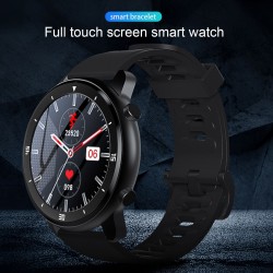 M37 Smart Sports Bracelet 1.28-Inch IPS Full-Touch Screen BT4.0 IP67 Waterproof Fitness Tracker Sleep/Heart Rate/Blood Pressure Monitor Multiple Sports Mode Notification/Call/Sedentary Reminder Remote Camera/Music Control Compatible with Android iOS