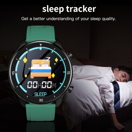 M37 Smart Sports Bracelet 1.28-Inch IPS Full-Touch Screen BT4.0 IP67 Waterproof Fitness Tracker Sleep/Heart Rate/Blood Pressure Monitor Multiple Sports Mode Notification/Call/Sedentary Reminder Remote Camera/Music Control Compatible with Android iOS M37 Smart Sports Bracelet 1.28-Inch IPS Full-Touch Screen BT4.0 IP67 Waterproof Fitness Tracker Sleep/Heart Rate/Blood Pressure Monitor Multiple Sports Mode Notification/Call/Sedentary Reminder Remote Camera/Music Control Compatible with Android iOS