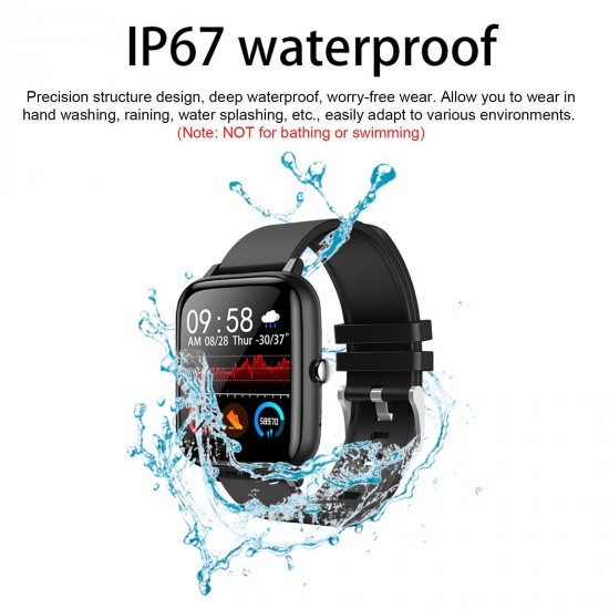 P6 BT Call Smart Bracelet 1.54'' TFT Full-Touch Screen BT3.0+4.0 IP67 Waterproof Custom Dial/3 Menu Styles Sleep/Heart Rate/Blood Pressure Monitor Multiple Sports Mode Message/Call Reminder Music Control/Remote Camera Compatible with Android iOS P6 BT Call Smart Bracelet 1.54'' TFT Full-Touch Screen BT3.0+4.0 IP67 Waterproof Custom Dial/3 Menu Styles Sleep/Heart Rate/Blood Pressure Monitor Multiple Sports Mode Message/Call Reminder Music Control/Remote Camera Compatible with Android iOS