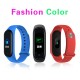 M4 Smart Sport Bracelet 0.96'' LCD Single-Touch Screen Sleep/Heart Rate/Blood Pressure Monitor Message/Call Reminder Compatible with Android iOS