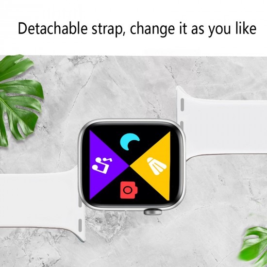 T500 Smart Bracelet 1.44'' IPS Full-Touch Screen BT4.2+5.0 BT Call Fitness/Health Monitor Notification/Call Reminder Compatible with Android iOS