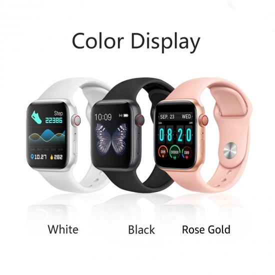 T500 Smart Bracelet 1.44'' IPS Full-Touch Screen BT4.2+5.0 BT Call Fitness/Health Monitor Notification/Call Reminder Compatible with Android iOS