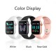 T500 Smart Bracelet 1.44'' IPS Full-Touch Screen BT4.2+5.0 BT Call Fitness/Health Monitor Notification/Call Reminder Compatible with Android iOS