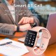 T500 Smart Bracelet 1.44'' IPS Full-Touch Screen BT4.2+5.0 BT Call Fitness/Health Monitor Notification/Call Reminder Compatible with Android iOS