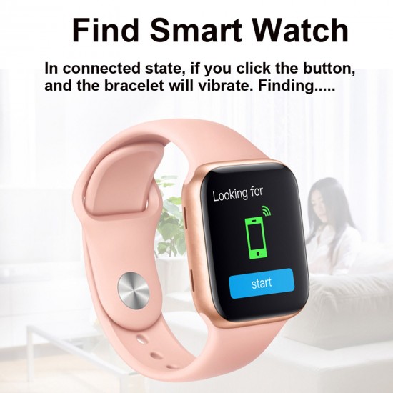 T500 Smart Bracelet 1.44'' IPS Full-Touch Screen BT4.2+5.0 BT Call Fitness/Health Monitor Notification/Call Reminder Compatible with Android iOS