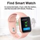 T500 Smart Bracelet 1.44'' IPS Full-Touch Screen BT4.2+5.0 BT Call Fitness/Health Monitor Notification/Call Reminder Compatible with Android iOS
