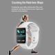 T500 Smart Bracelet 1.44'' IPS Full-Touch Screen BT4.2+5.0 BT Call Fitness/Health Monitor Notification/Call Reminder Compatible with Android iOS