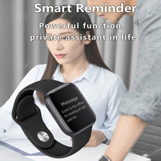 T500 Smart Bracelet 1.44'' IPS Full-Touch Screen BT4.2+5.0 BT Call Fitness/Health Monitor Notification/Call Reminder Compatible with Android iOS