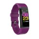ID115plus Smart Bracelet 0.96inch TFT Screen 90mAh Heart Rate Blood Pressure Monitoring Calorie Fitness IP67 Waterproof BT Alarm Sports Wristwatch for Android / iOS ID115plus Smart Bracelet 0.96inch TFT Screen 90mAh Heart Rate Blood Pressure Monitoring Calorie Fitness IP67 Waterproof BT Alarm Sports Wristwatch for Android / iOS