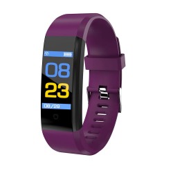 ID115plus Smart Bracelet 0.96inch TFT Screen 90mAh Heart Rate Blood Pressure Monitoring Calorie Fitness IP67 Waterproof BT Alarm Sports Wristwatch for Android / iOS