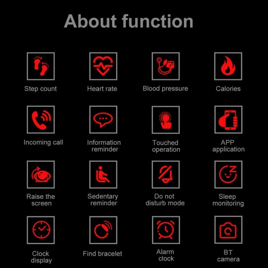ID115plus Smart Bracelet 0.96inch TFT Screen 90mAh Heart Rate Blood Pressure Monitoring Calorie Fitness IP67 Waterproof BT Alarm Sports Wristwatch for Android / iOS ID115plus Smart Bracelet 0.96inch TFT Screen 90mAh Heart Rate Blood Pressure Monitoring Calorie Fitness IP67 Waterproof BT Alarm Sports Wristwatch for Android / iOS
