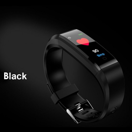 ID115plus Smart Bracelet 0.96inch TFT Screen 90mAh Heart Rate Blood Pressure Monitoring Calorie Fitness IP67 Waterproof BT Alarm Sports Wristwatch for Android / iOS ID115plus Smart Bracelet 0.96inch TFT Screen 90mAh Heart Rate Blood Pressure Monitoring Calorie Fitness IP67 Waterproof BT Alarm Sports Wristwatch for Android / iOS