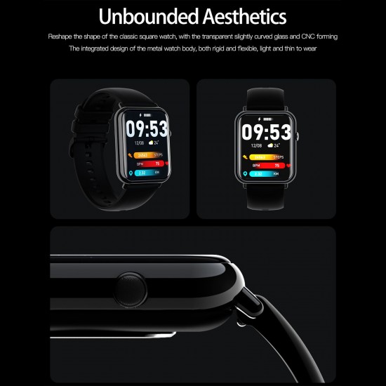 Q19 Pro Smart Sports Bracelet 1.69'' TFT Full-Touch Screen Innovative OS Sleep/Heart Rate/Blood Pressure/Pressure Monitor Family Care Shortcut Card 25 Sports Mode Compatible with iOS/Android Q19 Pro Smart Sports Bracelet 1.69'' TFT Full-Touch Screen Innovative OS Sleep/Heart Rate/Blood Pressure/Pressure Monitor Family Care Shortcut Card 25 Sports Mode Compatible with iOS/Android