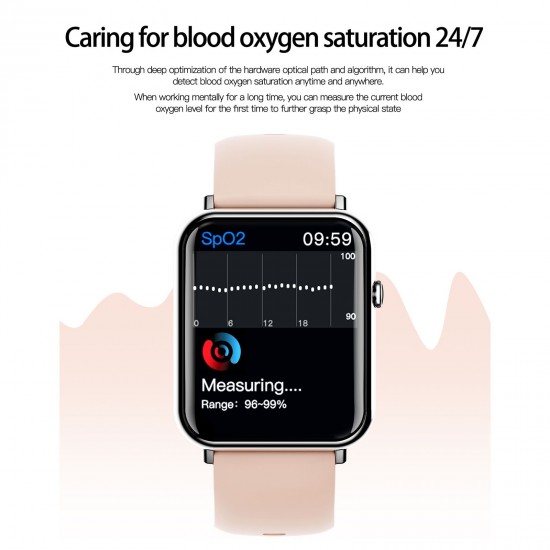 Q19 Pro Smart Sports Bracelet 1.69'' TFT Full-Touch Screen Innovative OS Sleep/Heart Rate/Blood Pressure/Pressure Monitor Family Care Shortcut Card 25 Sports Mode Compatible with iOS/Android Q19 Pro Smart Sports Bracelet 1.69'' TFT Full-Touch Screen Innovative OS Sleep/Heart Rate/Blood Pressure/Pressure Monitor Family Care Shortcut Card 25 Sports Mode Compatible with iOS/Android