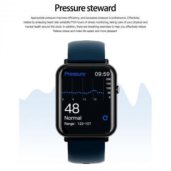 Q19 Pro Smart Sports Bracelet 1.69'' TFT Full-Touch Screen Innovative OS Sleep/Heart Rate/Blood Pressure/Pressure Monitor Family Care Shortcut Card 25 Sports Mode Compatible with iOS/Android Q19 Pro Smart Sports Bracelet 1.69'' TFT Full-Touch Screen Innovative OS Sleep/Heart Rate/Blood Pressure/Pressure Monitor Family Care Shortcut Card 25 Sports Mode Compatible with iOS/Android