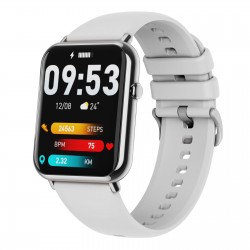 Q19 Pro Smart Sports Bracelet 1.69'' TFT Full-Touch Screen Innovative OS Sleep/Heart Rate/Blood Pressure/Pressure Monitor Family Care Shortcut Card 25 Sports Mode Compatible with iOS/Android