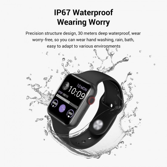 V10 Intelligent Watch 1.3in Color Screen Full Touching Sport Fitness Tracker IP67 Waterproof Heart Rate Immunity Monitoring Body Temperature Measuring Wrist Watch V10 Intelligent Watch 1.3in Color Screen Full Touching Sport Fitness Tracker IP67 Waterproof Heart Rate Immunity Monitoring Body Temperature Measuring Wrist Watch