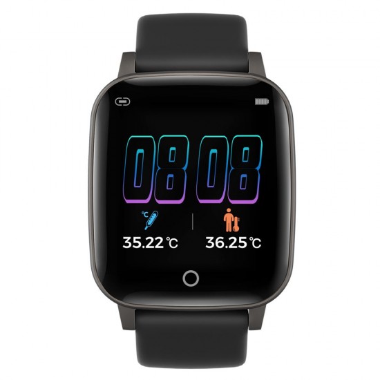 T1S Fitness Watch 1.3in Color Screen Sport Intelligent Fitness Tracker IP67 Waterproof Heart Rate Sleep Quality Temperature Monitoring Wrist Watch T1S Fitness Watch 1.3in Color Screen Sport Intelligent Fitness Tracker IP67 Waterproof Heart Rate Sleep Quality Temperature Monitoring Wrist Watch