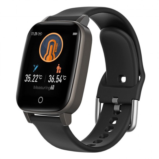 T1S Fitness Watch 1.3in Color Screen Sport Intelligent Fitness Tracker IP67 Waterproof Heart Rate Sleep Quality Temperature Monitoring Wrist Watch T1S Fitness Watch 1.3in Color Screen Sport Intelligent Fitness Tracker IP67 Waterproof Heart Rate Sleep Quality Temperature Monitoring Wrist Watch
