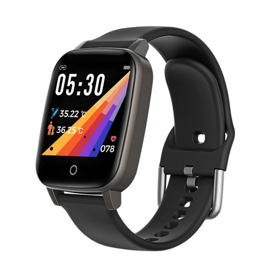 T1S Fitness Watch 1.3in Color Screen Sport Intelligent Fitness Tracker IP67 Waterproof Heart Rate Sleep Quality Temperature Monitoring Wrist Watch T1S Fitness Watch 1.3in Color Screen Sport Intelligent Fitness Tracker IP67 Waterproof Heart Rate Sleep Quality Temperature Monitoring Wrist Watch