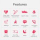 T1S Fitness Watch 1.3in Color Screen Sport Intelligent Fitness Tracker IP67 Waterproof Heart Rate Sleep Quality Temperature Monitoring Wrist Watch T1S Fitness Watch 1.3in Color Screen Sport Intelligent Fitness Tracker IP67 Waterproof Heart Rate Sleep Quality Temperature Monitoring Wrist Watch
