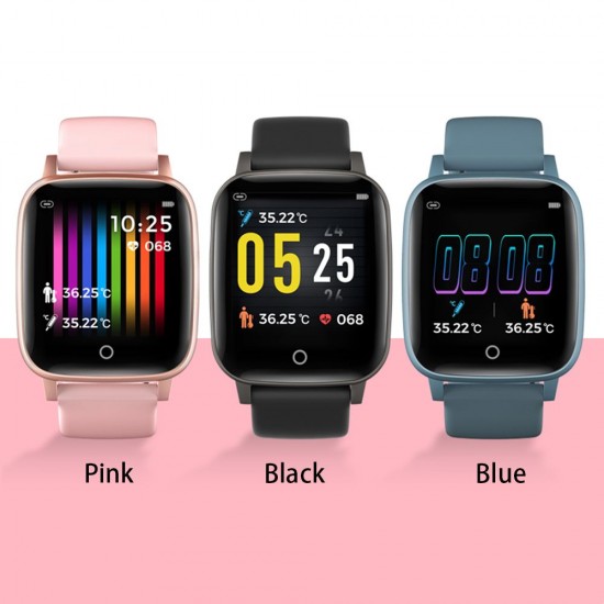 T1S Fitness Watch 1.3in Color Screen Sport Intelligent Fitness Tracker IP67 Waterproof Heart Rate Sleep Quality Temperature Monitoring Wrist Watch T1S Fitness Watch 1.3in Color Screen Sport Intelligent Fitness Tracker IP67 Waterproof Heart Rate Sleep Quality Temperature Monitoring Wrist Watch