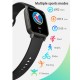 T1S Fitness Watch 1.3in Color Screen Sport Intelligent Fitness Tracker IP67 Waterproof Heart Rate Sleep Quality Temperature Monitoring Wrist Watch T1S Fitness Watch 1.3in Color Screen Sport Intelligent Fitness Tracker IP67 Waterproof Heart Rate Sleep Quality Temperature Monitoring Wrist Watch