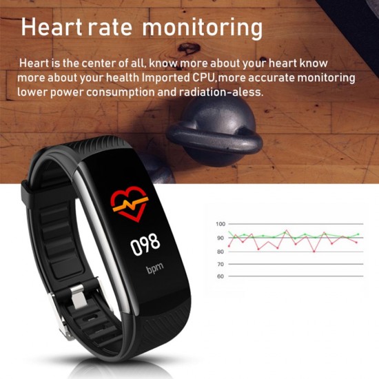 C6T Body Temperature Bracelet Watch Smart Sports Bracelet IP67 Information Push Sleep Exercise Step Waterproof Sports Smart Bracelet Blood Pressure Monitoring C6T Body Temperature Bracelet Watch Smart Sports Bracelet IP67 Information Push Sleep Exercise Step Waterproof Sports Smart Bracelet Blood Pressure Monitoring