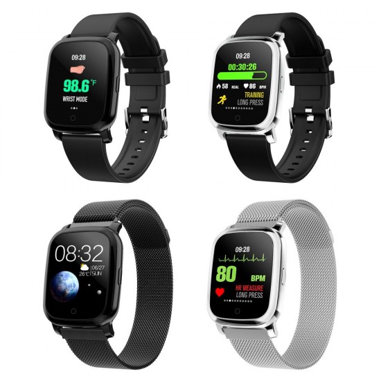 Smart Sport Band Forehead Wrist Thermometer Fitness Tracker Bracelet Smart Watch Heart Rate Monitor Wristband Color Screen Waterproof Information Reminder Smart Sport Band Forehead Wrist Thermometer Fitness Tracker Bracelet Smart Watch Heart Rate Monitor Wristband Color Screen Waterproof Information Reminder
