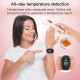 Smart Sport Band Forehead Wrist Thermometer Fitness Tracker Bracelet Smart Watch Heart Rate Monitor Wristband Color Screen Waterproof Information Reminder Smart Sport Band Forehead Wrist Thermometer Fitness Tracker Bracelet Smart Watch Heart Rate Monitor Wristband Color Screen Waterproof Information Reminder