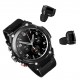 Smart Watch with Wirelessly Earbuds 2 in 1 Activity Bracelet BT Earphones MP3 Music Call Fitness Tracker Heart Rate Sleep Monitor Compatible with IOS Android Phones Smart Watch with Wirelessly Earbuds 2 in 1 Activity Bracelet BT Earphones MP3 Music Call Fitness Tracker Heart Rate Sleep Monitor Compatible with IOS Android Phones